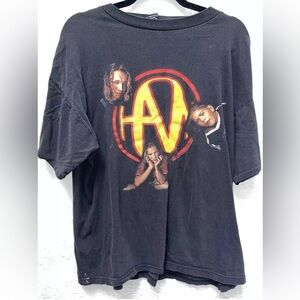 Vintage Hanson Polygram Tour Faded Grey T-Shirt Size Large being “AS IS”.